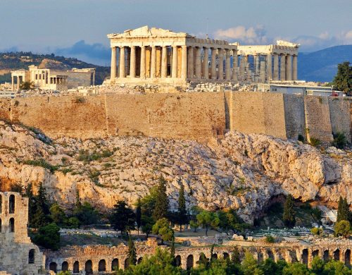 Athens, Attica, Greece --- Greece, Attica, Athens, Acropolis, listed as World Heritage by UNESCO --- Image by © René Mattes/Hemis/Corbis